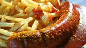 Currywurst Alias Sosis Saus Kari